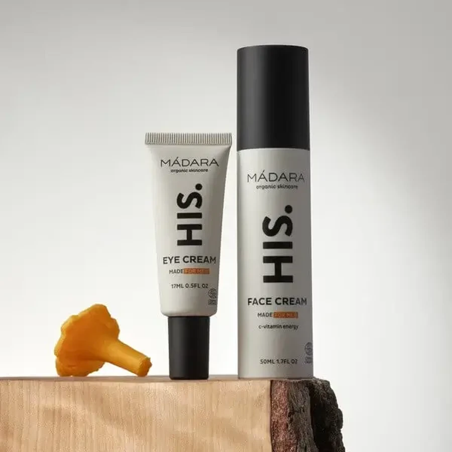 Набор Madara His Skincare 2-Step Routine Set: крем для лица, 50 мл + крем для кожи вокруг глаз, 17 мл: цены и характеристики