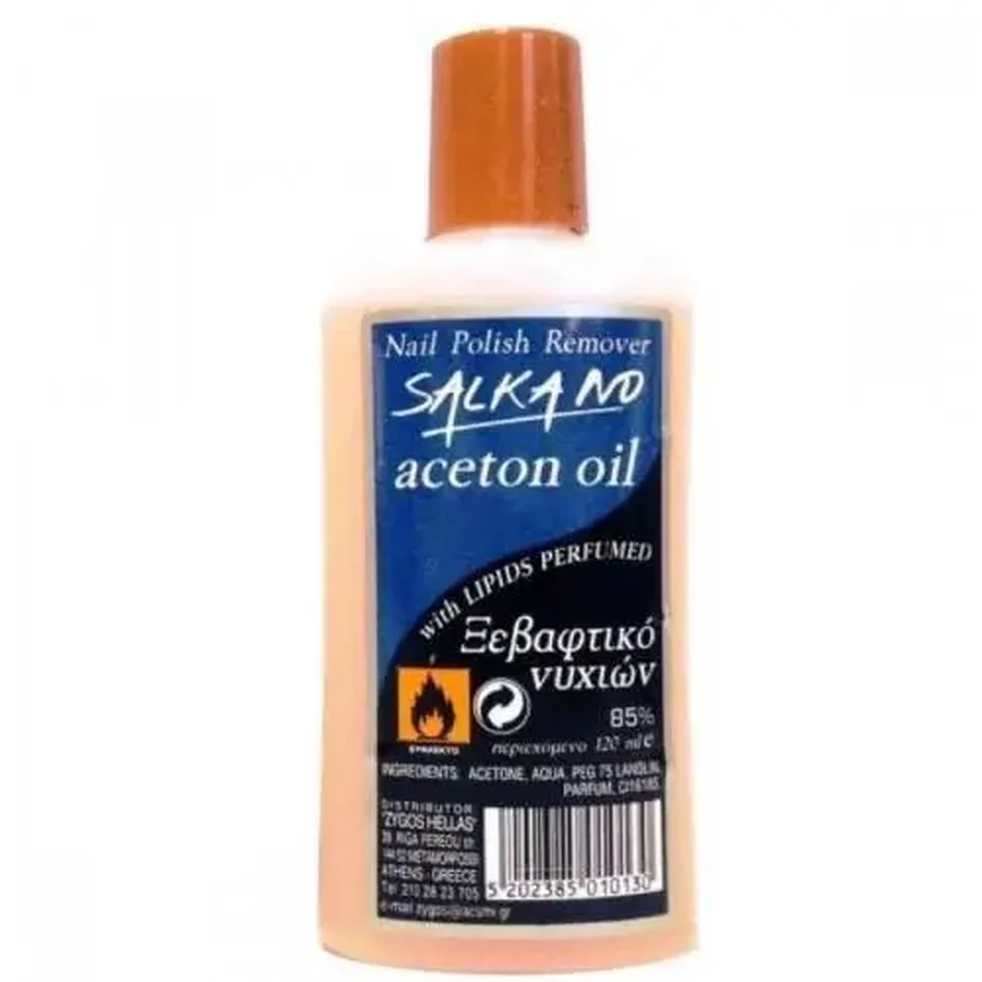 SALKANO Aceton Oil 85% Лак для ногтей 120 мл: цены и характеристики