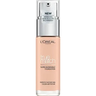 Тональный крем LOREAL True Match Super Blendable — увлажняющая жидкая косметика 30 мл 1R Rose Ivory