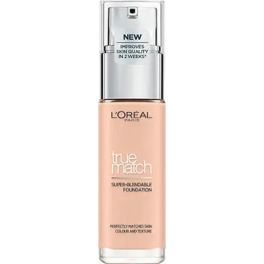 Тональный крем LOREAL True Match Super Blendable — увлажняющая жидкая косметика 30 мл 1R Rose Ivory: цены и характеристики