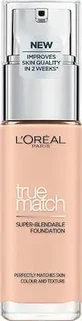 Тональный крем LOREAL True Match Super Blendable — увлажняющая жидкая косметика 30 мл 1R Rose Ivory