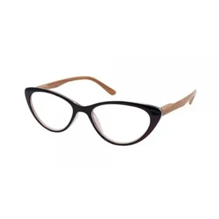 EYELEAD Presbiopie — Очки для чтения с деревянными дужками, модель Bordeaux Butterfly Shape E206 +3,50