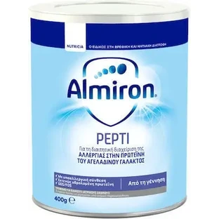 ALMIRON Pepti — сухое молоко для младенцев с аллергией на белок коровьего молока, с 0 месяцев, 400 г