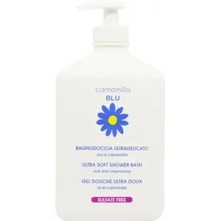 CAMOMILLA Blu Ultra Soft Shower Bath Rice & Chamomile Sulfate Free — ультрамягкое средство для душа и ванны без сульфатов, 500 мл