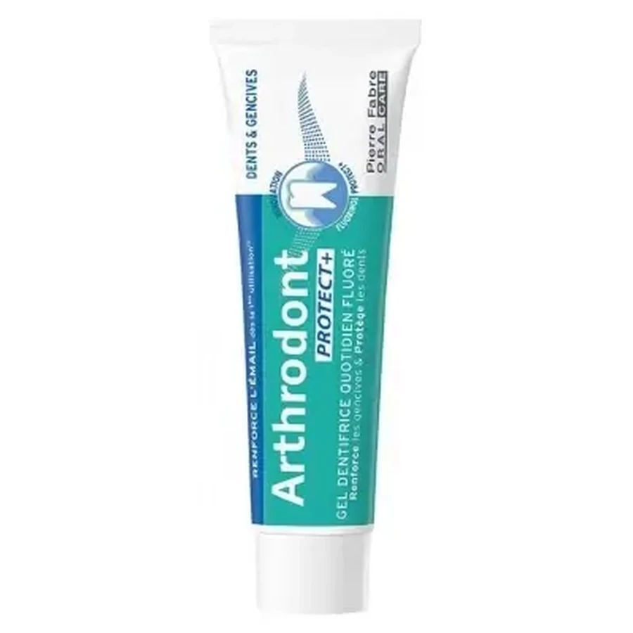 Arthrodont Protect + Gel — зубная паста с фтором для ежедневного использования, 75 мл: цены и характеристики