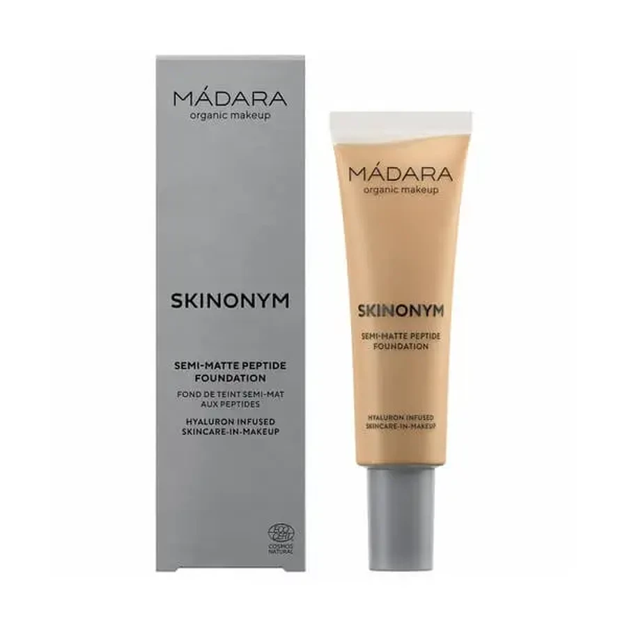 Madara, Skinonym, Напівматовий пептидний тональний крем, #50 Golden Sand, 30 мл: ціни та характеристики