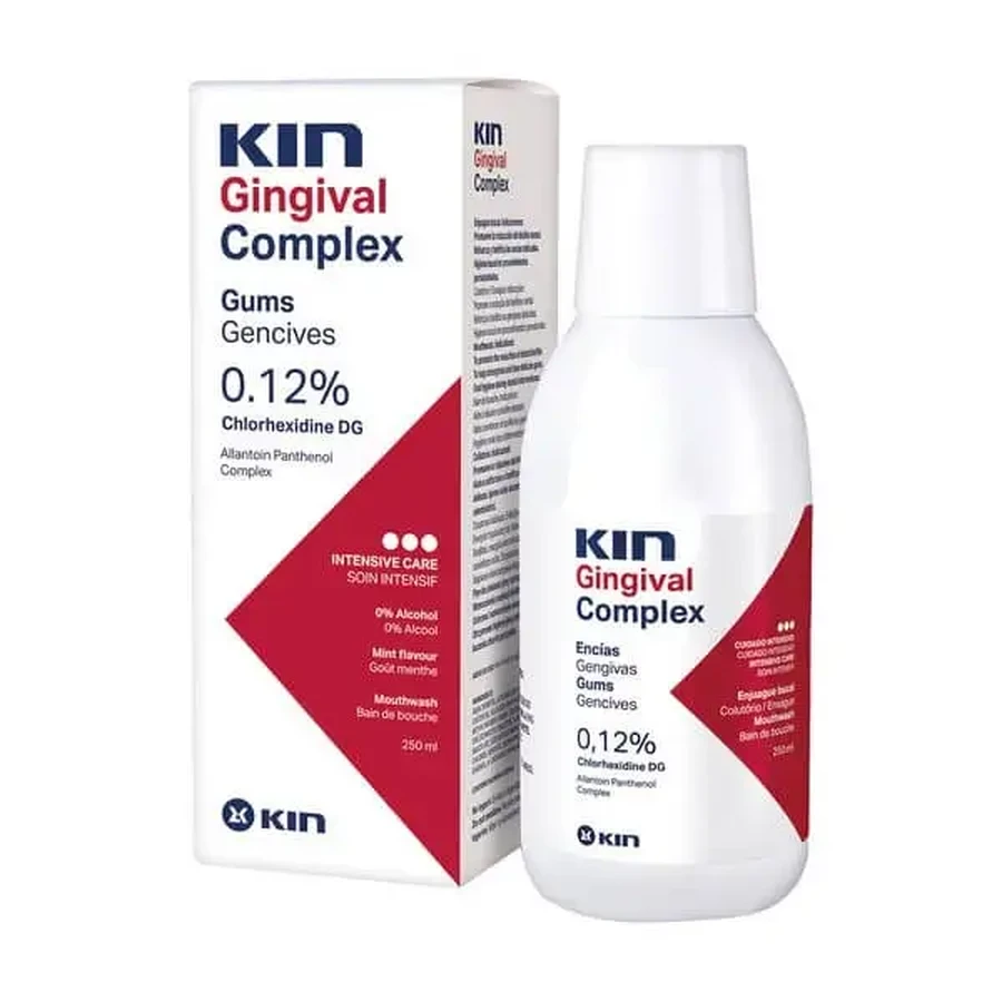 Kin Gingival Complex, рідина для полоскання ротової порожнини, 250 мл: ціни та характеристики
