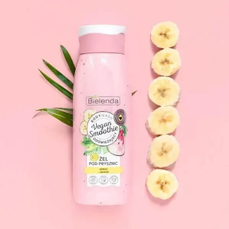Bielenda Vegan Smoothie, гель для душу «Кавун + банан», 400 г: ціни та характеристики