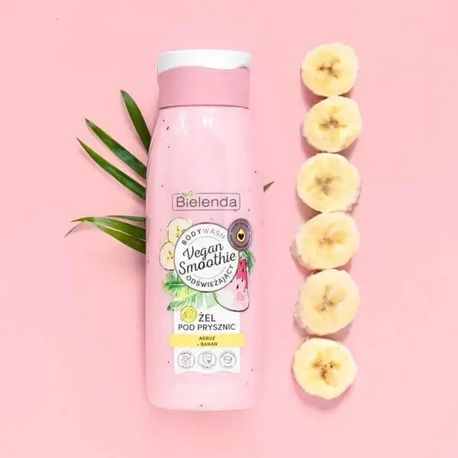 Bielenda Vegan Smoothie, гель для душу «Кавун + банан», 400 г: ціни та характеристики
