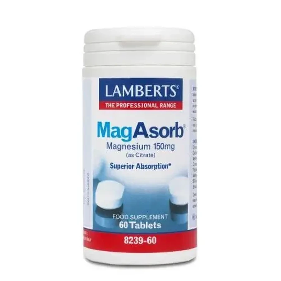LAMBERTS Magasorb Магній Харчова добавка 60 таблеток: ціни та характеристики