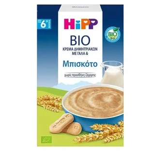 HIPP Крем из злаков с молоком и печеньем, с 6-го месяца, 250 г