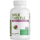 Экстракт семян расторопши с одуванчиком Milk Thistle, 1000 мг, 60 капсул, Bronson Laboratories