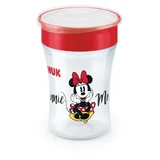 NUK Cup Magic Disney Mickey Пластиковый стаканчик с бортиком и крышкой для детей от 8 месяцев, 230 мл [10.255.425] — красный