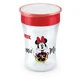 NUK Cup Magic Disney Mickey Пластиковый стаканчик с бортиком и крышкой для детей от 8 месяцев, 230 мл [10.255.425] — красный