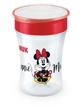NUK Cup Magic Disney Mickey Пластиковий стаканчик з бортиком і кришкою для дітей від 8 місяців, 230 мл [10.255.425] — червоний