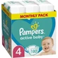 PAMPERS Active Baby Місячний набір № 4 9–14 кг Дитячі підгузки 180 штук