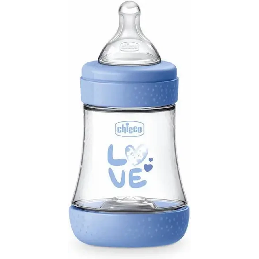 CHICCO Пластиковая бутылочка с силиконовой соской для детей от 0 месяцев, 150 мл: цены и характеристики