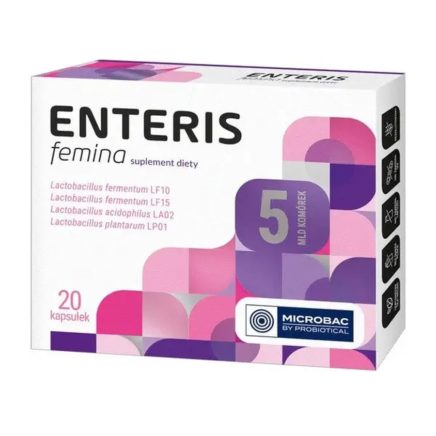 Enteris femina, капсулы, 20 шт.: цены и характеристики
