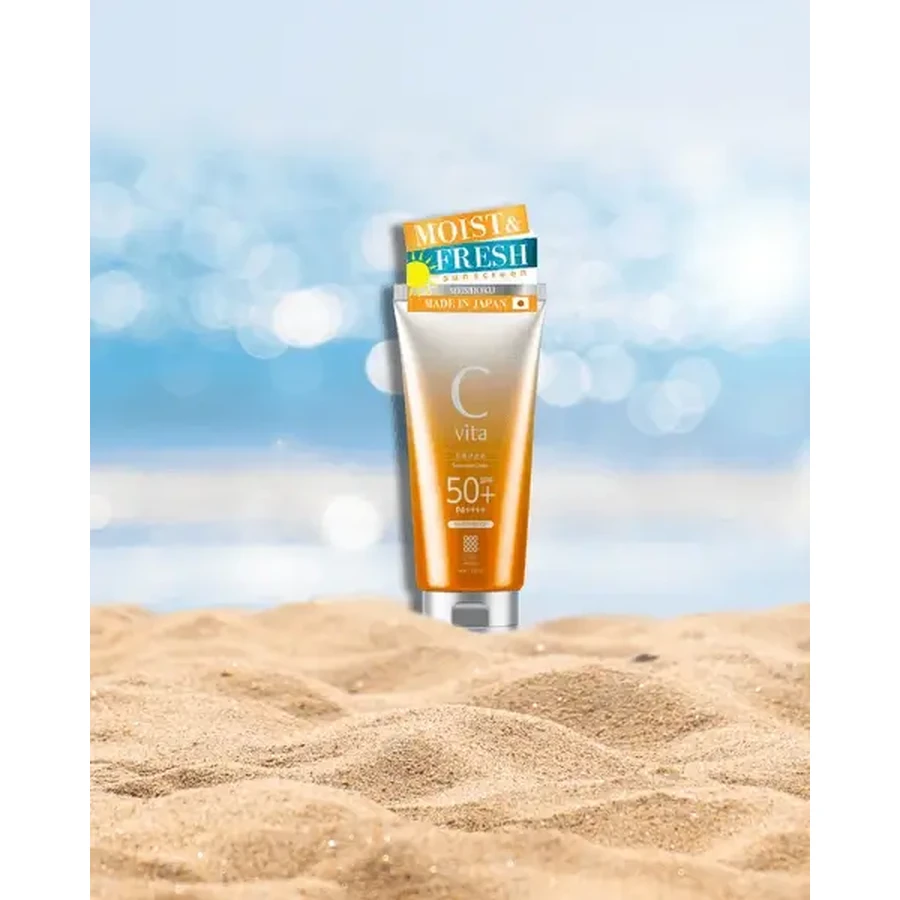 Meishoku C Vita Sunscreen Cream SPF50+ — солнцезащитный крем с бархатистой, легкой текстурой, 50 г: цены и характеристики