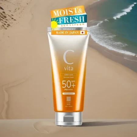 Meishoku C Vita Sunscreen Cream SPF50+ — солнцезащитный крем с бархатистой, легкой текстурой, 50 г: цены и характеристики