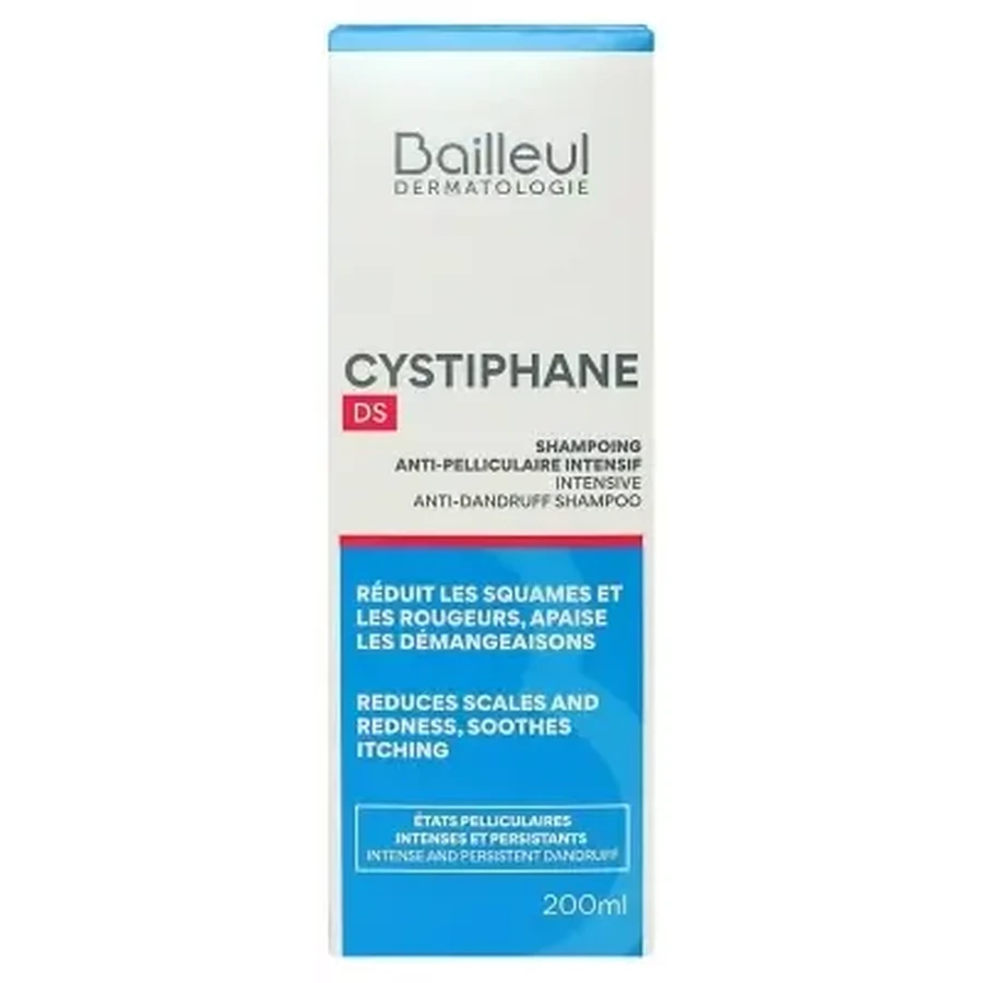 Bailleul Cystiphane Інтенсивний шампунь проти лупи DS 200 мл: ціни та характеристики