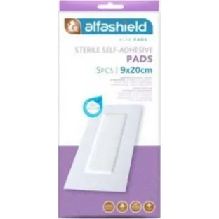 ALFASHIELD Medical Alfashield — стерильні клейкі пластирі, 9x20 см, 5 штук