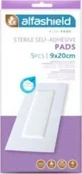 ALFASHIELD Medical Alfashield — стерильные самоклеящиеся подушечки, 9×20 см, 5 шт.