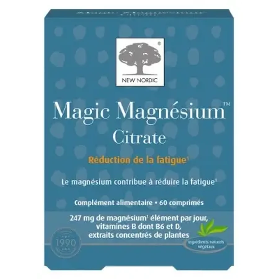 New Nordic Magic Цитрат магния, 60 таблеток: цены и характеристики