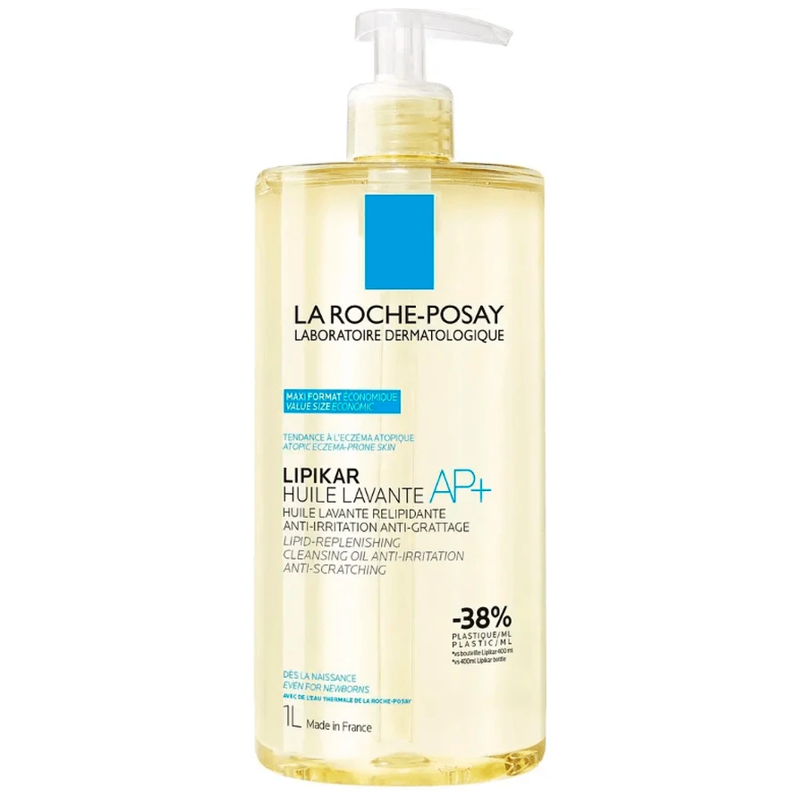 Олія для душу La Roche-Posay Lipikar AP+ ліпідовідновлювальна, 1000 мл: ціни та характеристики