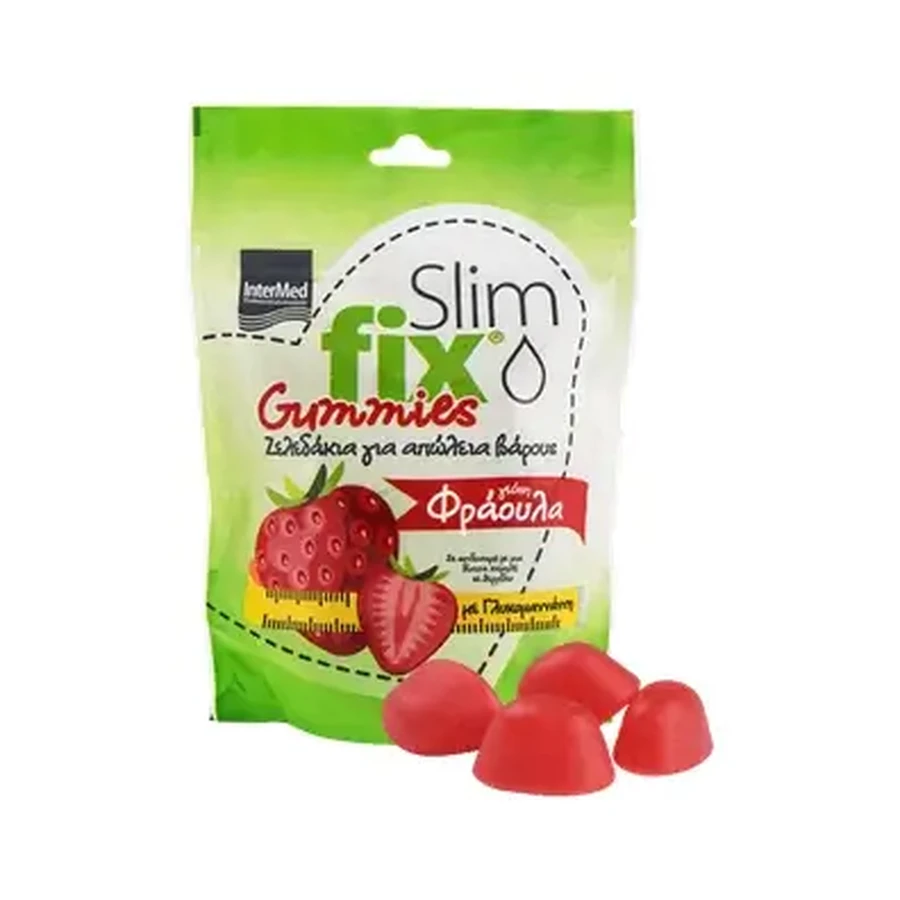 SLIM FIX Slim Fix — жевательные конфеты для похудения с глюкоманнаном, со вкусом клубники, 500 мг, 42 конфеты — срок годности до 30.04.26: цены и характеристики