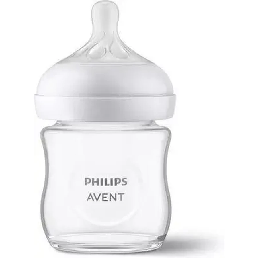 AVENT Natural Response Стеклянная бутылочка для детей от 0+ месяцев, белая, 120 мл [SCY930/01]: цены и характеристики