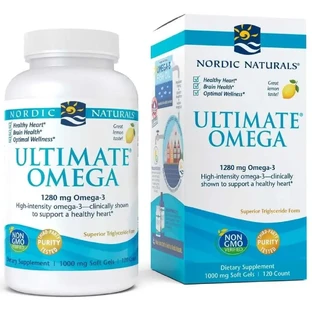 Ultimate Omega, 1280 мг, лимон, 120 капсул від Nordic Naturals