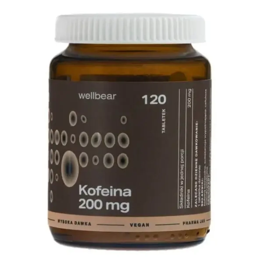 Wellbear Кофеин 200 мг, таблетки, 120 шт.: цены и характеристики