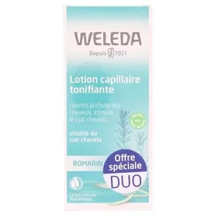Тонізуючий лосьйон для волосся Weleda, упаковка з 2 флаконів (по 100 мл кожен)
