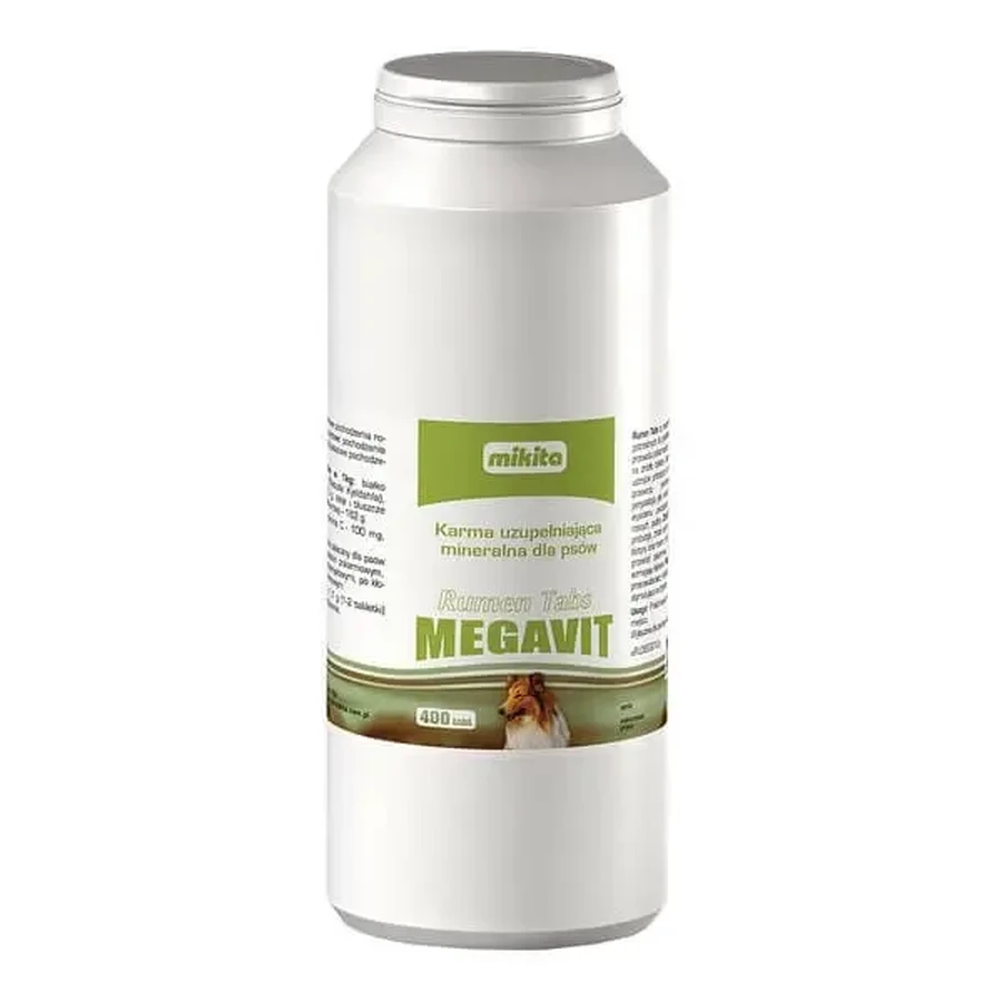 Mikita Rumen Tabs megavit, корм-добавка для собак, таблетки, 400 шт.: цены и характеристики