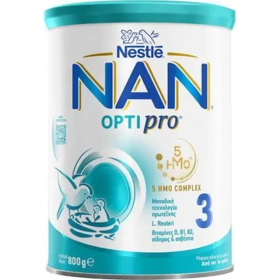 NAN Optipro — молочний напій у вигляді порошку для дітей від 12 місяців, 800 г: ціни та характеристики