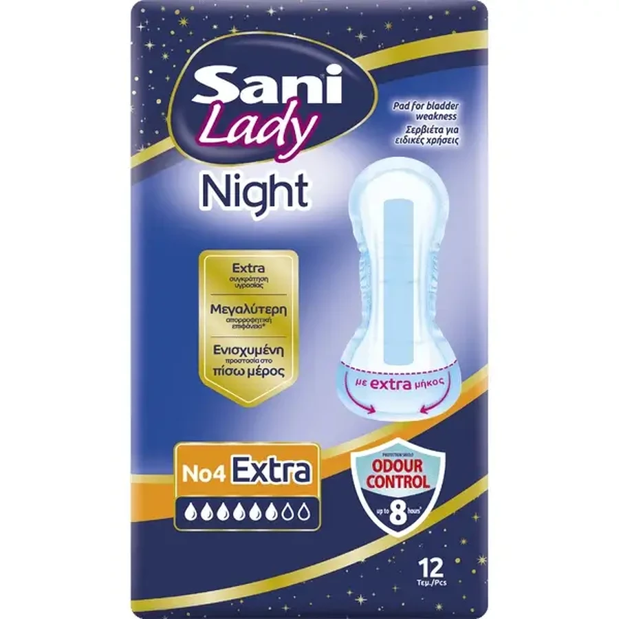 SANI Lady Extra Night Acateia Салфетки № 4, 12 штук: цены и характеристики