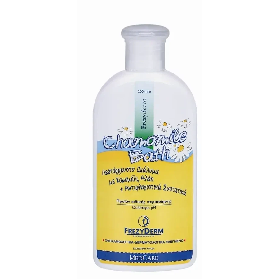 FREZYDERM Baby Chamomile Bath Solution для успокоения и ухода за раздражённой и чувствительной кожей, 200 мл: цены и характеристики