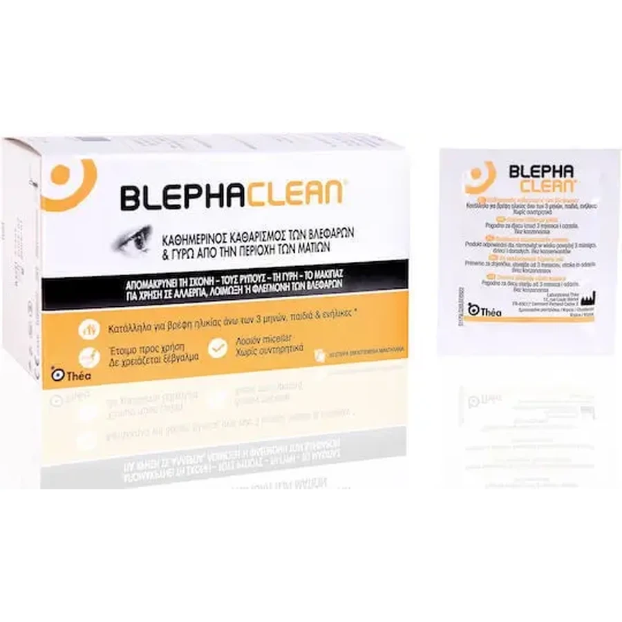 BLEPHACLEAN Стерильные пропитанные салфетки, 30 штук: цены и характеристики