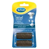 Scholl Velvet Smooth Express Pedi с кристаллами алмаза особо крупного размера, 2 сменных рулона