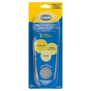 Мужские стельки Scholl Tri-Comfort Easy-to-Fit, 1 пара