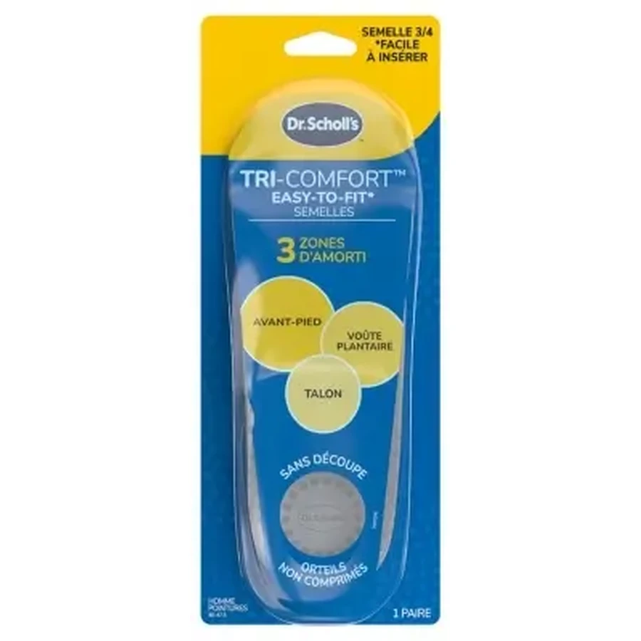 Мужские стельки Scholl Tri-Comfort Easy-to-Fit, 1 пара: цены и характеристики