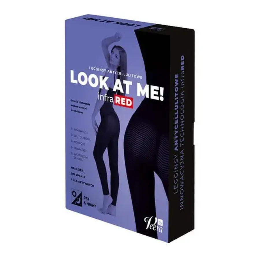 Look At Me! от Veera, антицеллюлитные леггинсы, черный цвет, размер S, 1 шт.: цены и характеристики