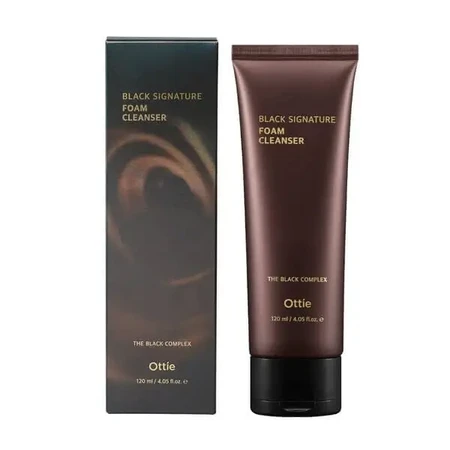 OTTIE Black Signature Foam Cleanser, очищающая пенка с улиточным слизью, 120 мл: цены и характеристики
