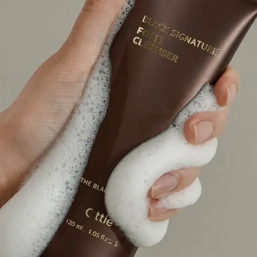 OTTIE Black Signature Foam Cleanser, очищающая пенка с улиточным слизью, 120 мл: цены и характеристики