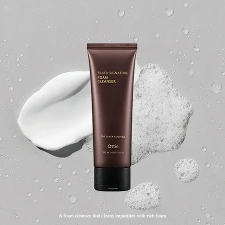 OTTIE Black Signature Foam Cleanser, очищающая пенка с улиточным слизью, 120 мл: цены и характеристики