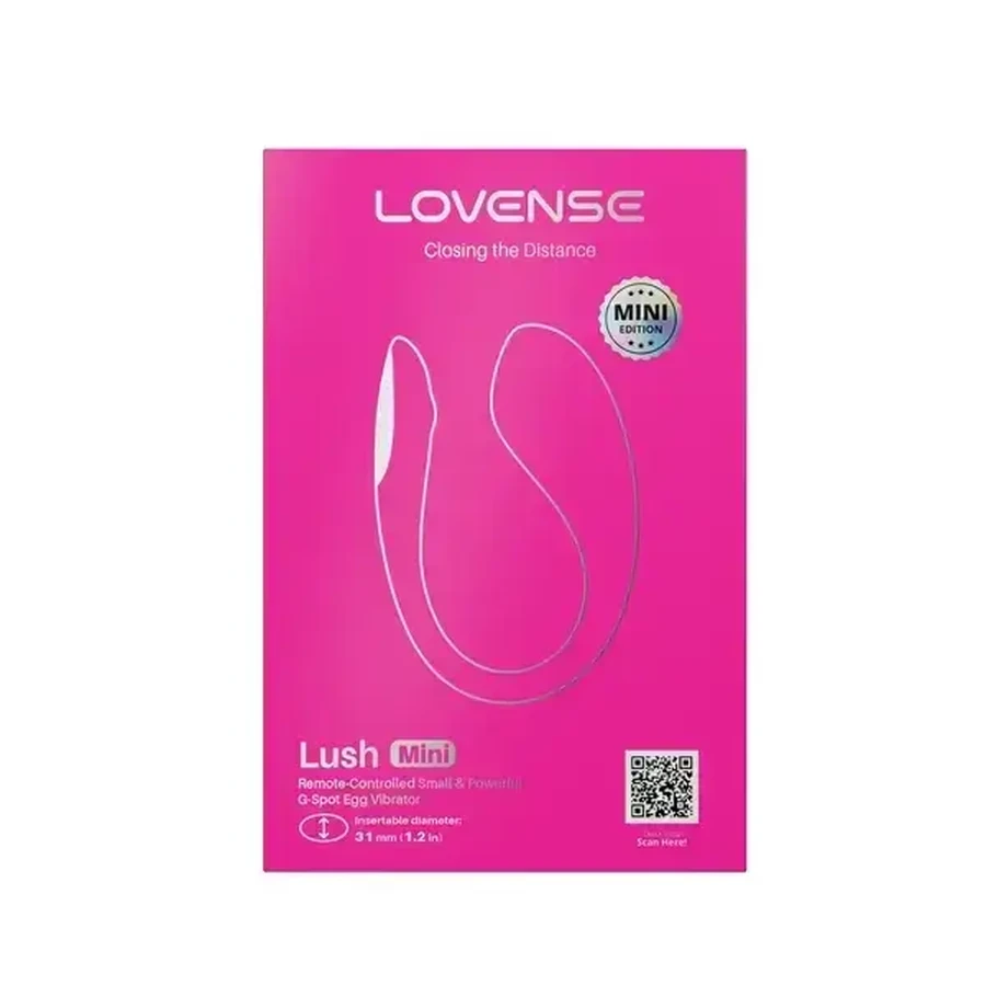 Lovense Lush Mini, вібратор у формі яйця з управлінням через додаток, рожевий, 1 шт.: ціни та характеристики