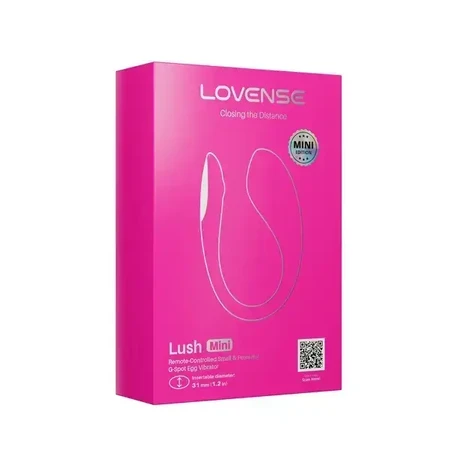 Lovense Lush Mini, вібратор у формі яйця з управлінням через додаток, рожевий, 1 шт.: ціни та характеристики