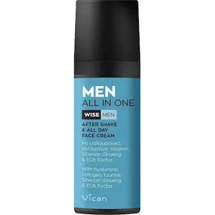 VICAN Wise all In One Face After Shave Увлажняющий и омолаживающий крем для лица 50 мл