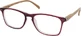 EYELEAD Presbiopia — Очки для чтения с деревянными дужками Bordeaux E213 +1,25